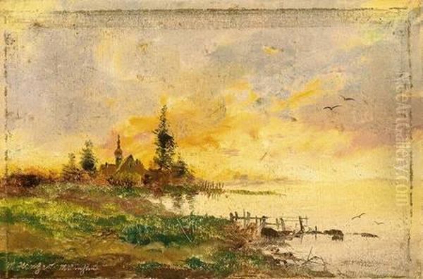 Ohne Titel Oil Painting by Max I Hanger