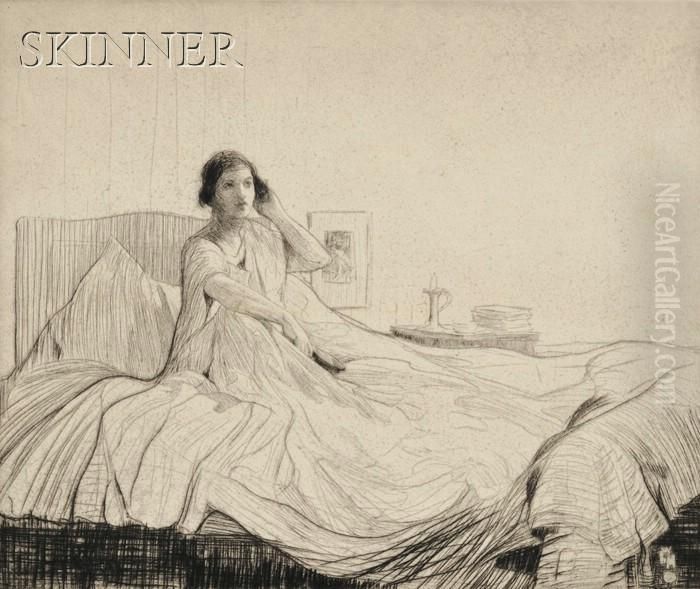 Le Matin Oil Painting by William Lee Hankey