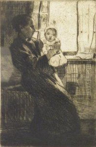 Early Morning Oil Painting by William Lee Hankey