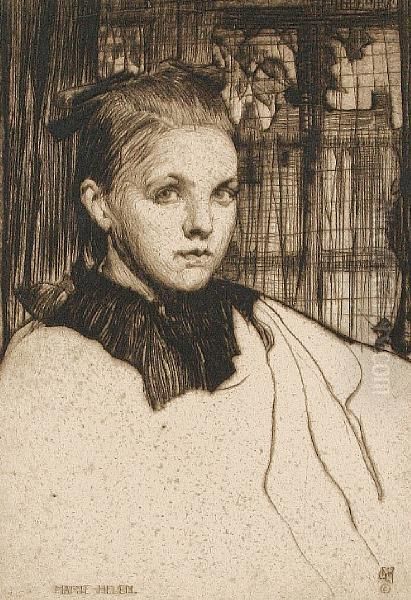 Marie Helen Oil Painting by William Lee Hankey