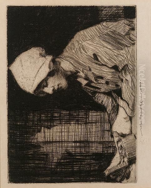 Trinket Box (martin Hardie 157) Oil Painting by William Lee Hankey