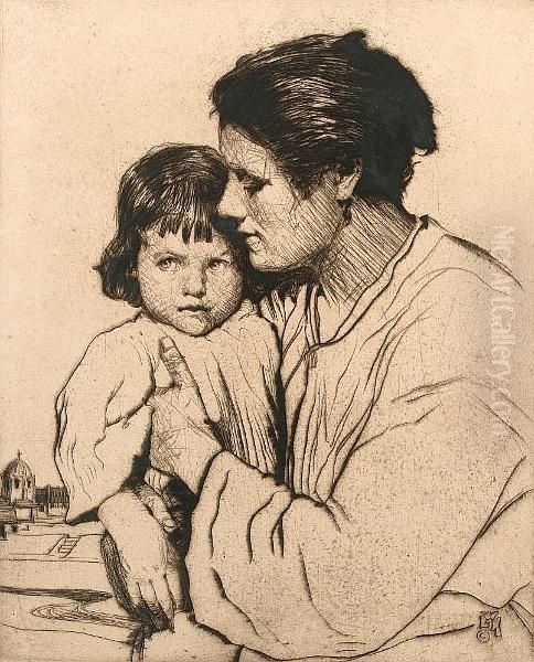 La Mechante (martin Hardie 179) Oil Painting by William Lee Hankey