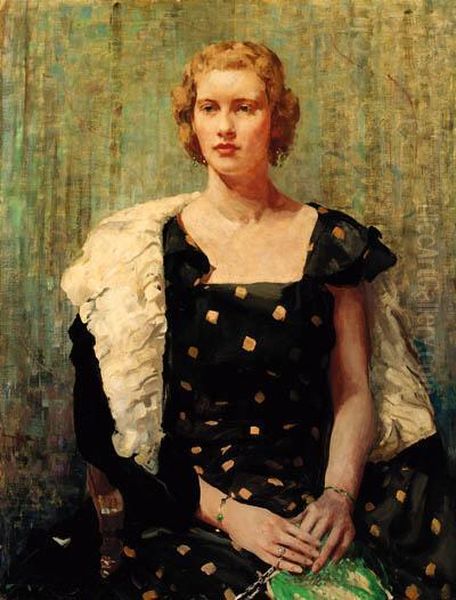 The Debutante Oil Painting by William Lee Hankey