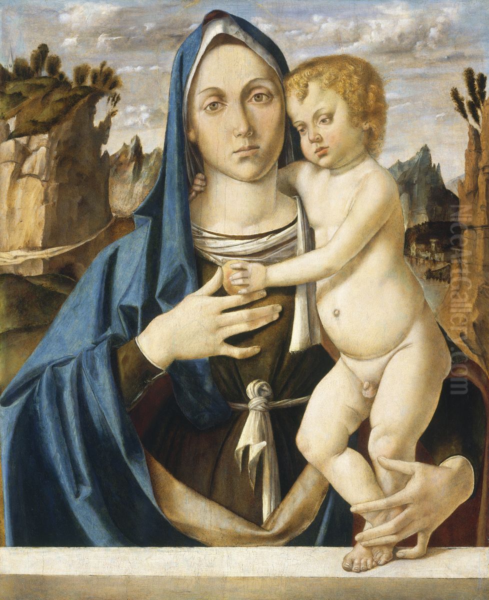 Madonna and Child Oil Painting by Bartolomeo Montagna