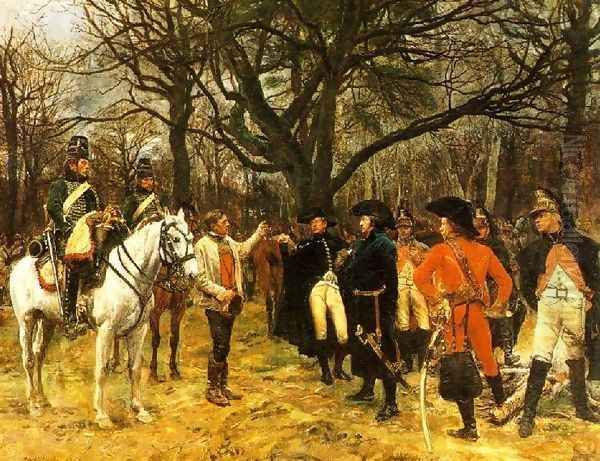 Information: Oil Painting by Jean-Louis-Ernest Meissonier