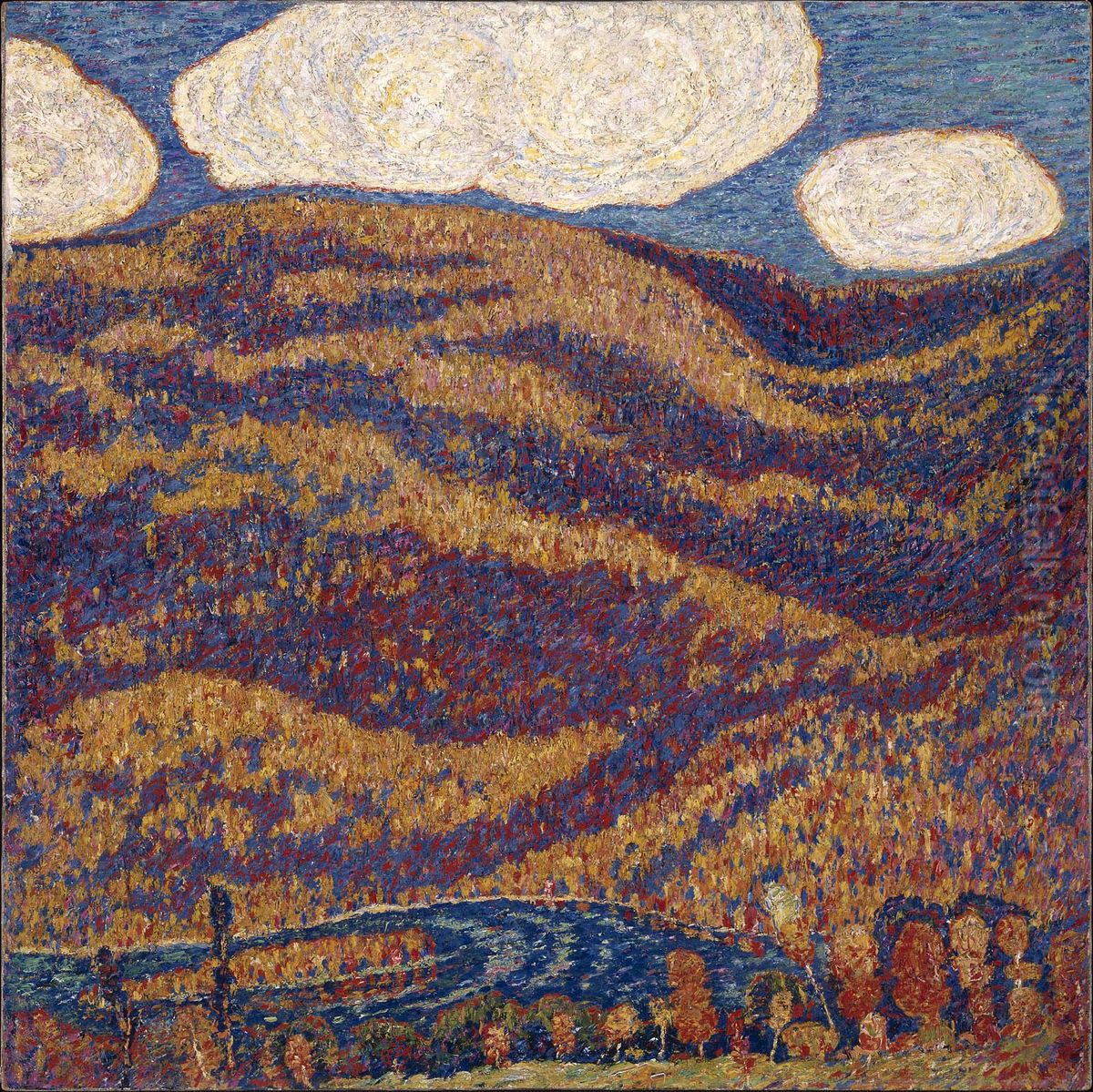 Carnival Of Autumn Oil Painting by Marsden Hartley
