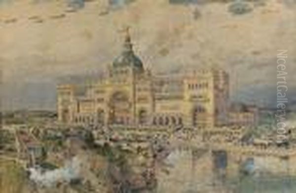 A View Of The World's Columbian Expo, Chicago Oil Painting by Childe Hassam