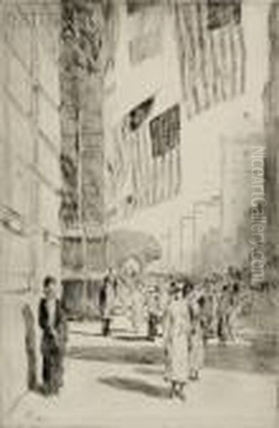 The Avenue Of The Allies Oil Painting by Childe Hassam