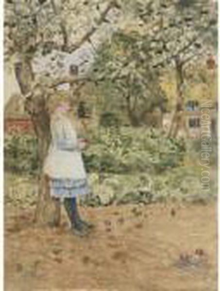 The Little Philosopher Oil Painting by Childe Hassam