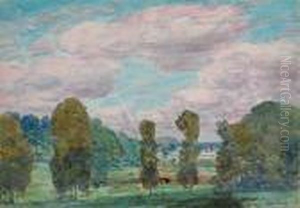 Landscape, New Hampshire Oil Painting by Childe Hassam