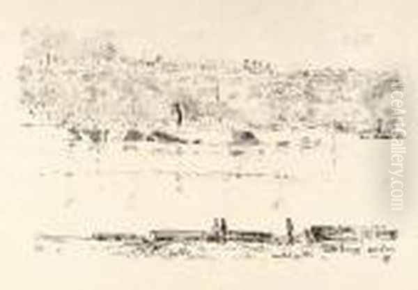 Camoflage Oil Painting by Childe Hassam