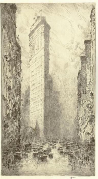 Washington's Birthday Oil Painting by Childe Hassam