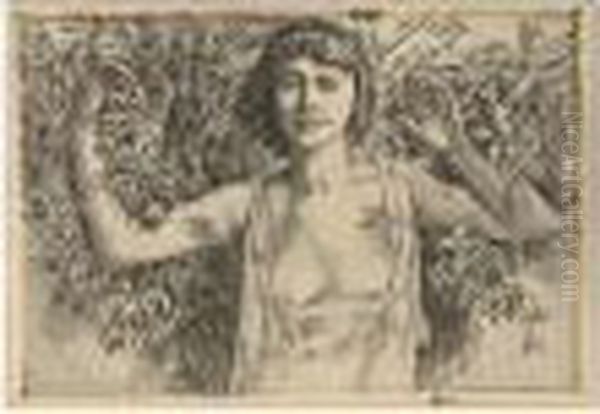 Polly Kane. Oil Painting by Childe Hassam