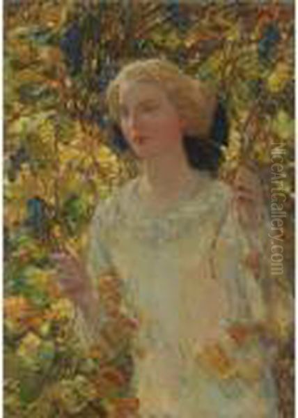 The Grapevine Oil Painting by Childe Hassam