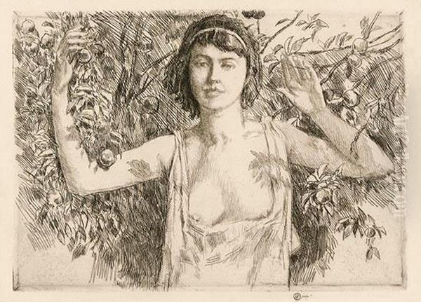 Polly Kane Oil Painting by Childe Hassam