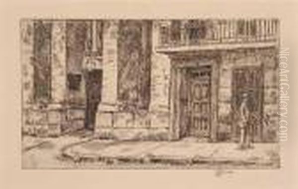 General Jackson's House, New Orleans Oil Painting by Childe Hassam