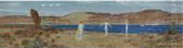 Wild Swans Sacred To Apollo Oil Painting by Childe Hassam