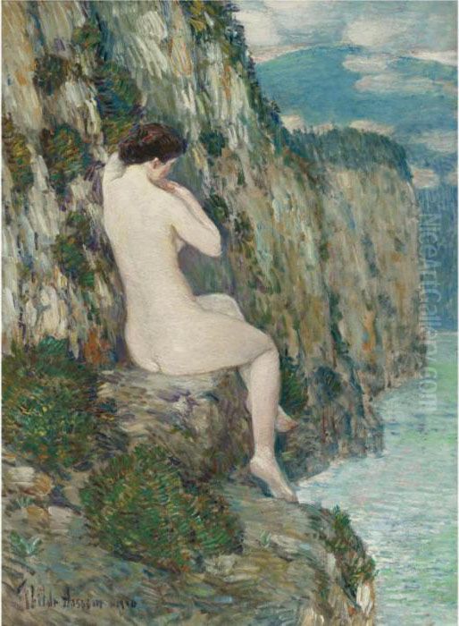 Nude: Isle Of Shoals Oil Painting by Childe Hassam