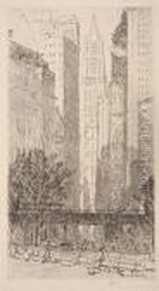 Untitled Oil Painting by Childe Hassam