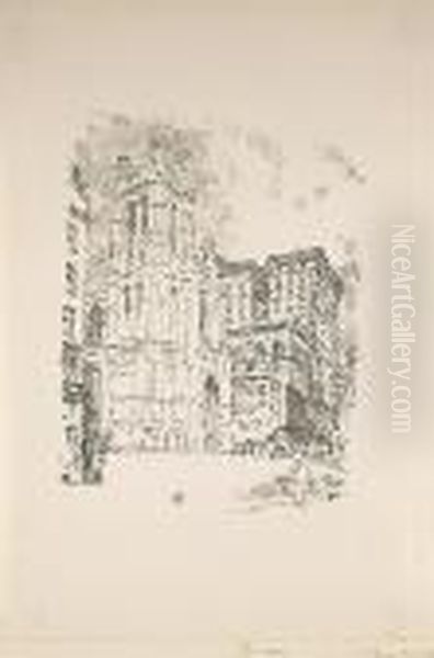 St. Thomas, New York (g. 4), 1918 Oil Painting by Childe Hassam