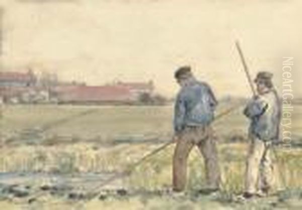 Scene In Holland Oil Painting by Childe Hassam