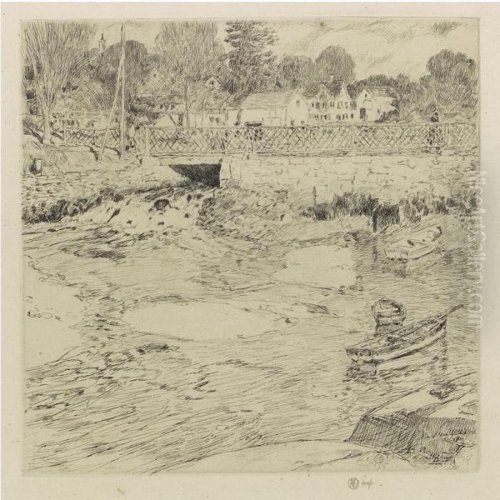 Old Lace (cortissoz/clayton 56) Oil Painting by Childe Hassam