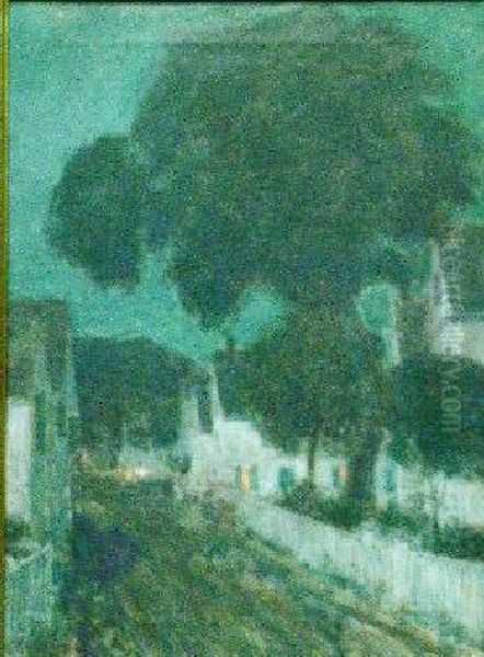 Nocturne, Provincetown, Massachusetts Oil Painting by Childe Hassam
