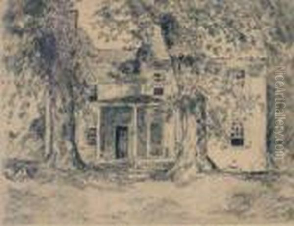 Washington's Headquarters Near Valley Forge Oil Painting by Childe Hassam