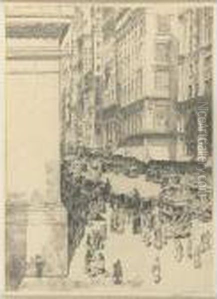 Fifth Avenue, Noon (cortissoz / Clayton 77) Oil Painting by Childe Hassam