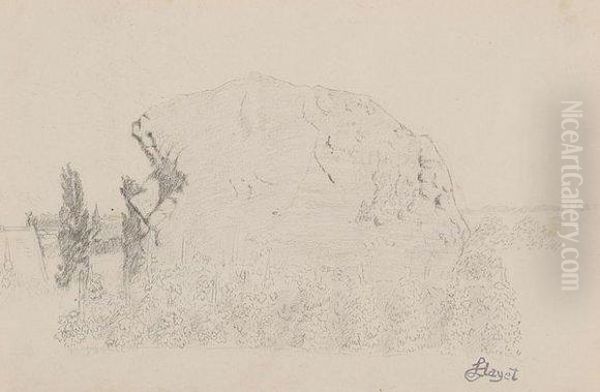 Paysage Oil Painting by Louis Hayet