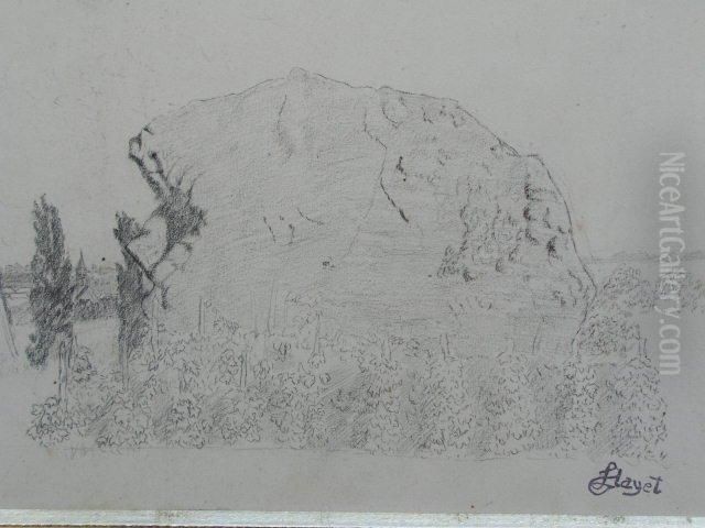 Paysage Oil Painting by Louis Hayet