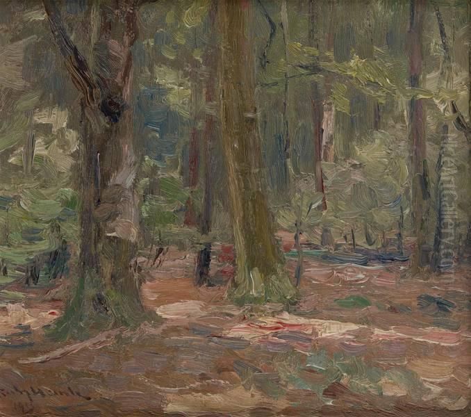 Sous-bois Oil Painting by Richard Heintz