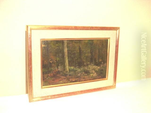 Sous-bois Oil Painting by Richard Heintz