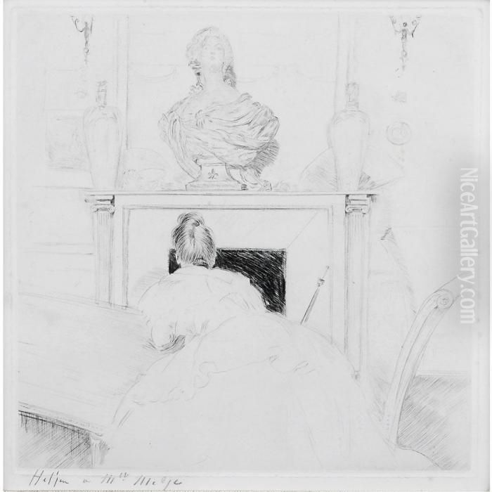 Le Buste Oil Painting by Paul Cesar Helleu