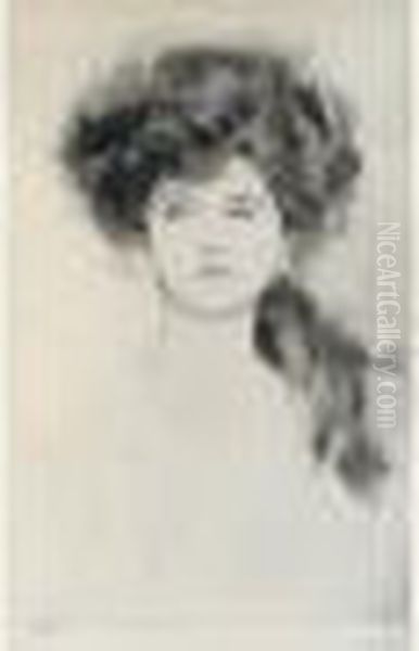 la Comtesse De San Marino Oil Painting by Paul Cesar Helleu