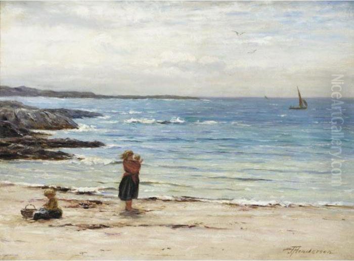 Looking Out To Sea Oil Painting by Joseph Henderson