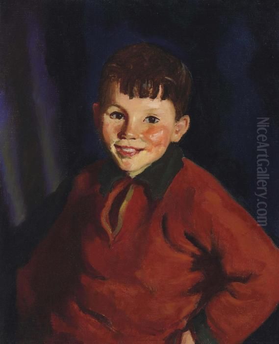 Smiling Tom Oil Painting by Robert Henri