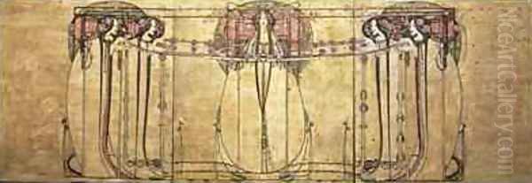 The May Queen 1900 Oil Painting by Margaret Macdonald