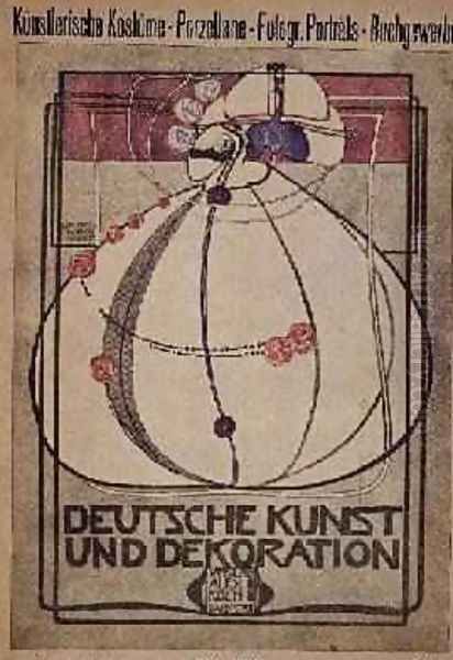 Deutsche Kunst und Dekoration May 1902 Oil Painting by Margaret Macdonald