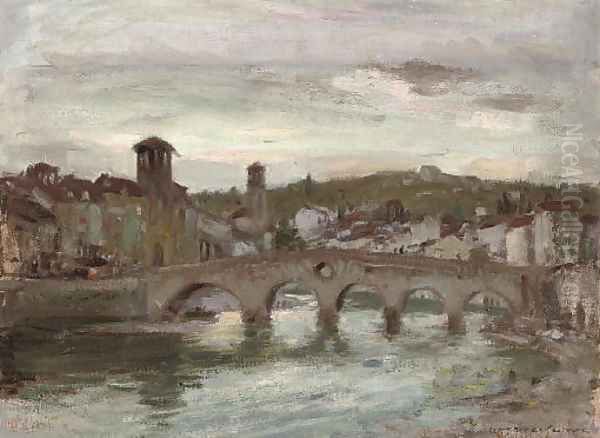 Verona Oil Painting by William Stewart MacGeorge