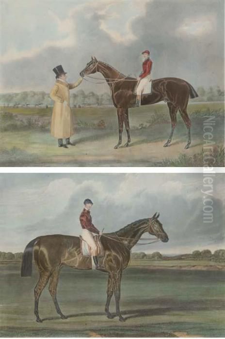 Amato Par Charles Hunt Oil Painting by John Frederick Herring Snr