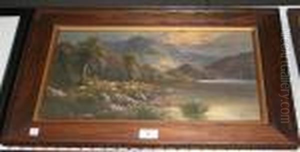 Loch Lomond Oil Painting by Frank Hider