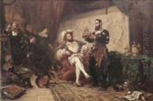 The Rehearsal Oil Painting by Robert Alexander Hillingford