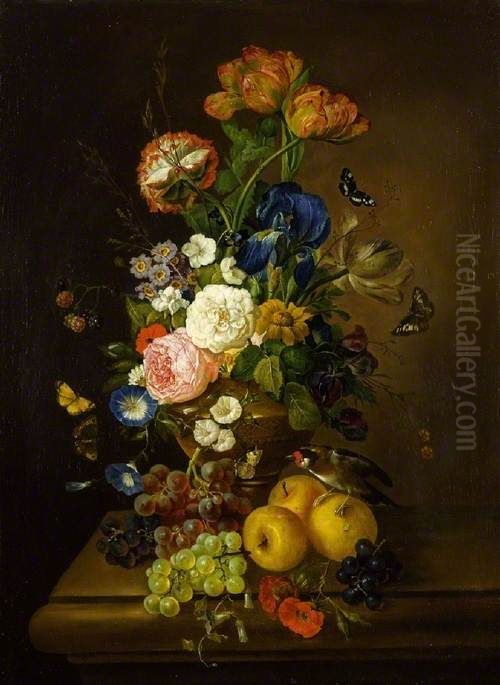Vase of Flowers Oil Painting by Mary Moser