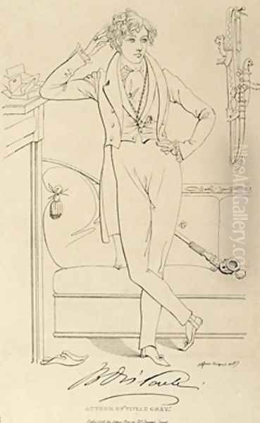 Benjamin Disraeli 1804-81 Oil Painting by Daniel Maclise