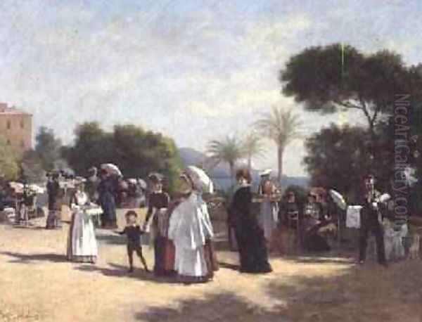The Promenade Oil Painting by Felix Malard