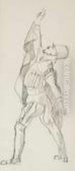 An Actor In His Costume Oil Painting by Ferdinand Hodler