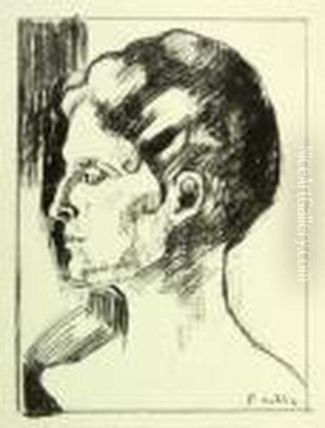 Hodler Oil Painting by Ferdinand Hodler