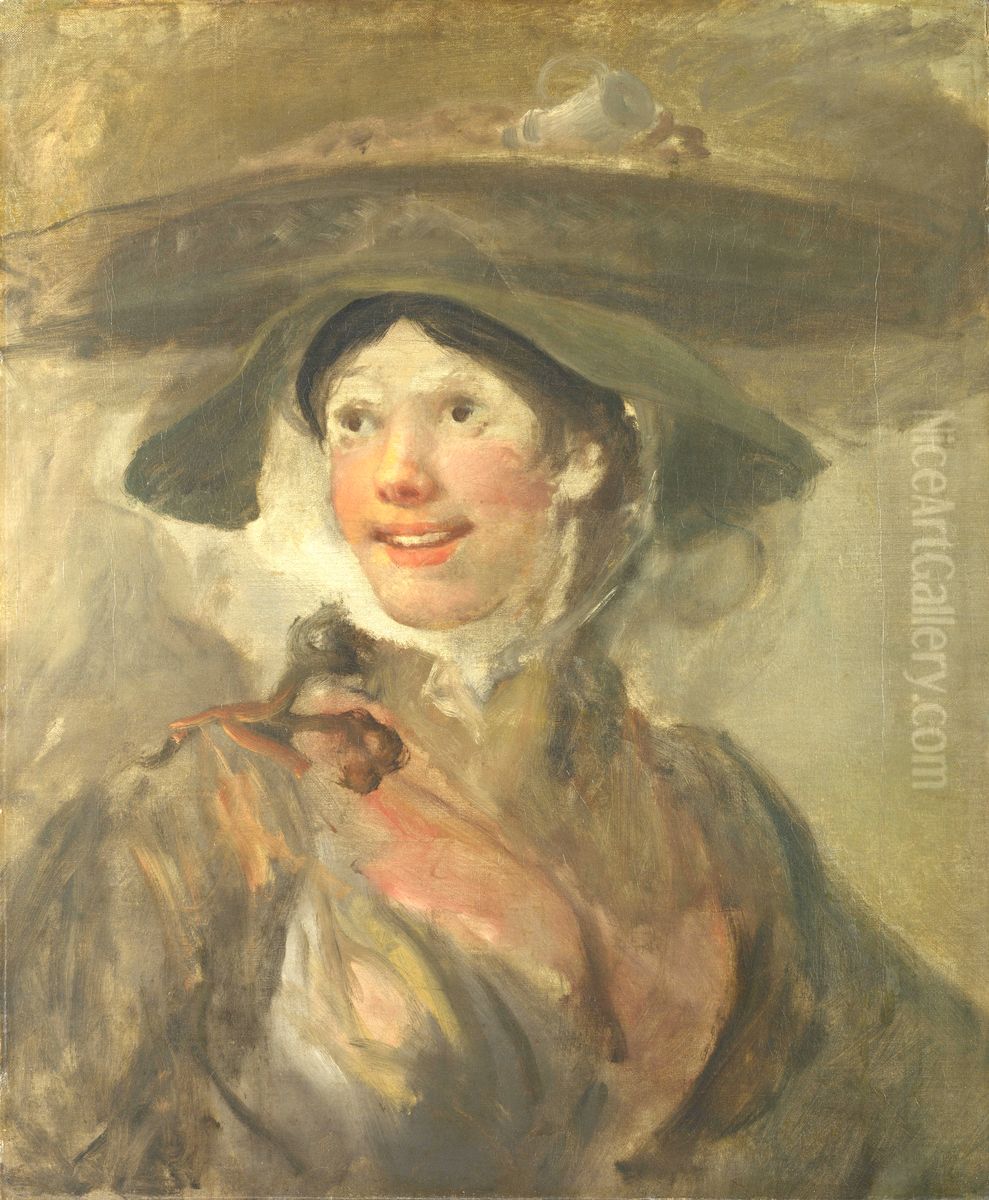 The Shrimp Girl Oil Painting by William Hogarth