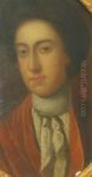 Portrait Of A Gentleman
 And 
Portrait Of A Lady Oil Painting by William Hogarth